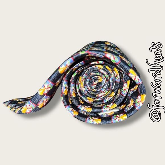 Keith Daniels Holiday Necktie – Festive All-Over Bell Pattern - Picture 8 of 9